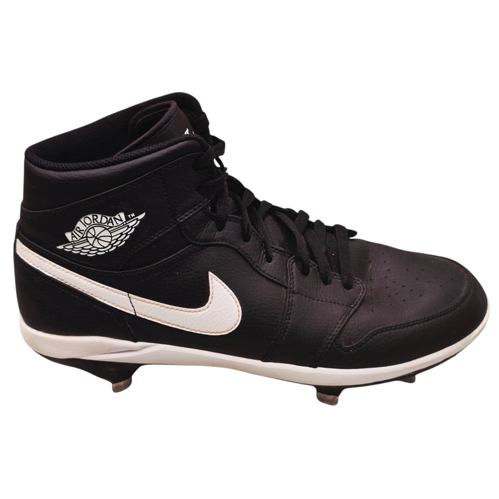 Nike Jordan 1 Retro Metal Baseball Cleats Men’s Sz 13 AV5355-011 White Sox #29 - Picture 2 of 5